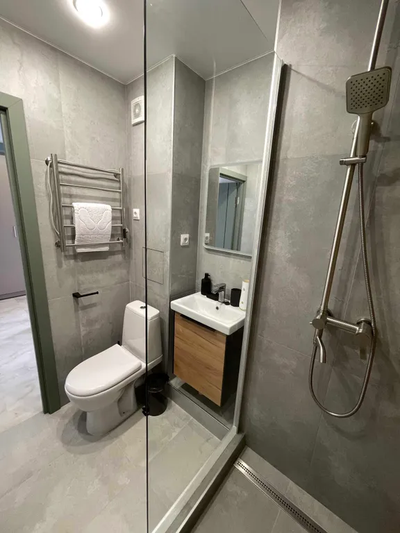 Квартира Уютная 1-комнатная квартира с видом на море — Анапа