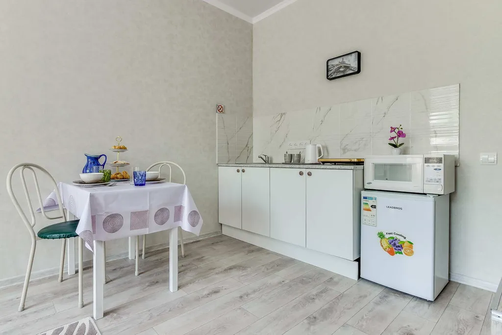 Уютная студия с мини-кухней и санузлом — комфорт