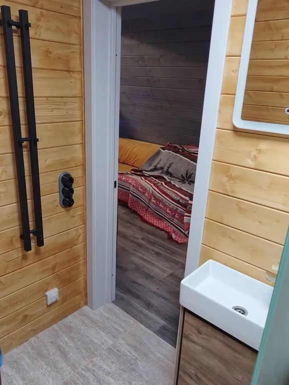 А-фрейм в лесу в часе езды от Москвы