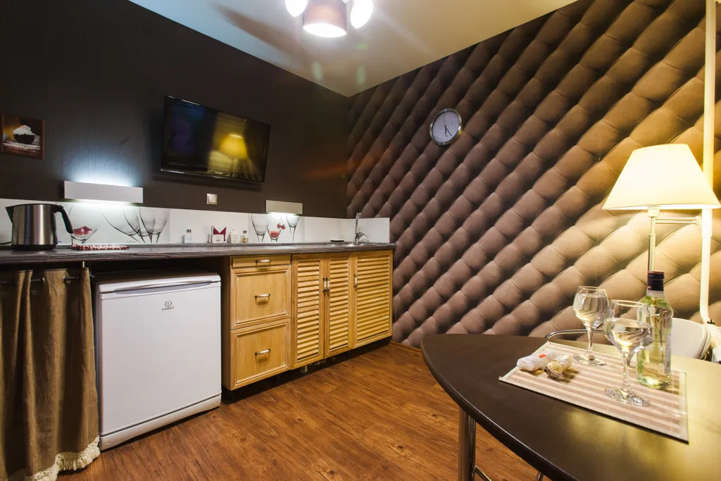 Квартира с большой круглой джакузи для двоих