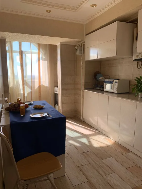 Уютно, на девятом этаже