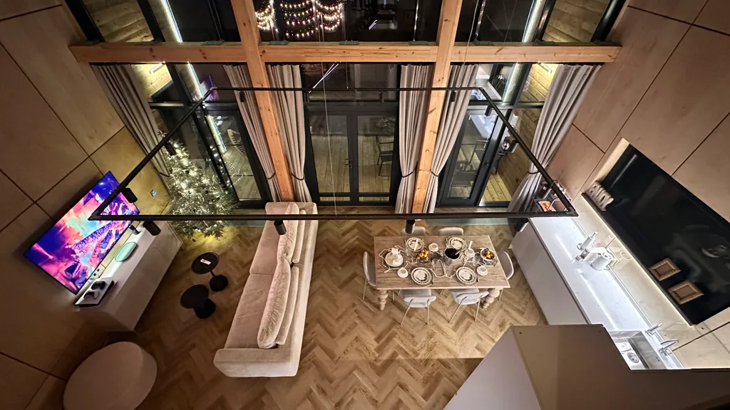 Шикарный Барн с сауной и купелью