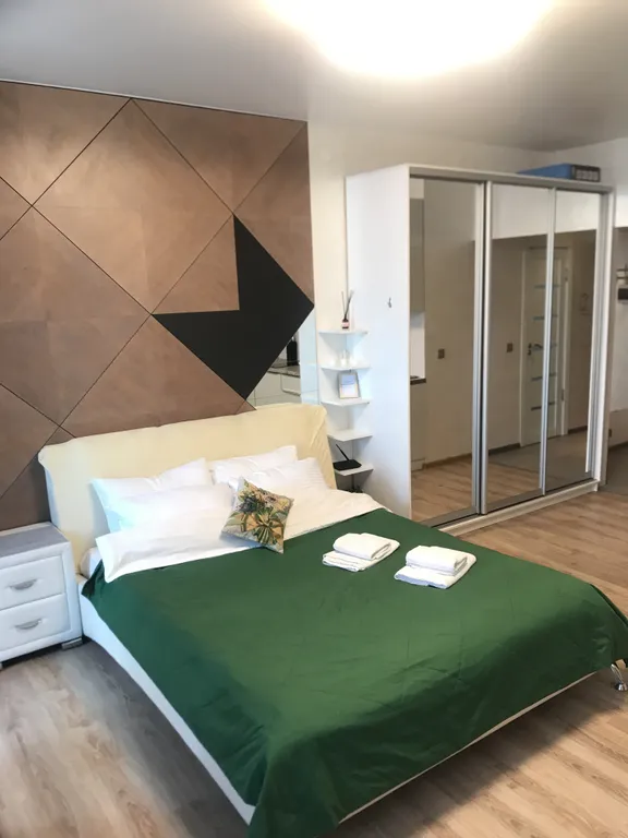 Квартира Квартира Уютная студия для командировочных и пар с детьми — Шушары