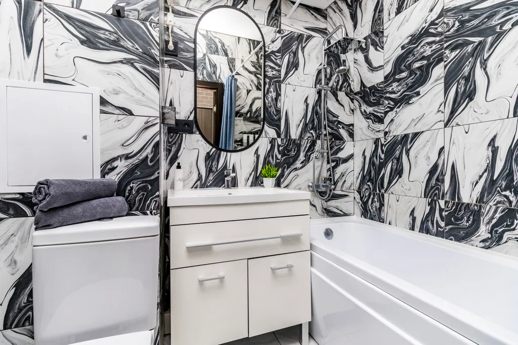 Просторная однокомнатная квартира с кухней гостиной