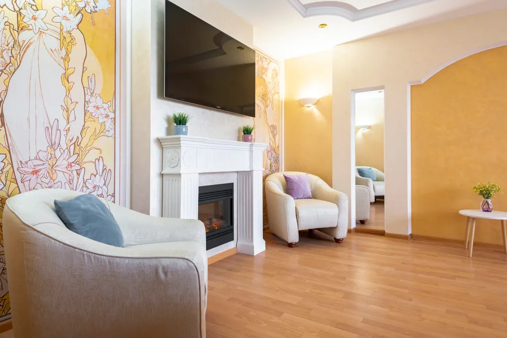 Просторная квартира недалеко от МНТК, с тренажерами, гостиничный сервис