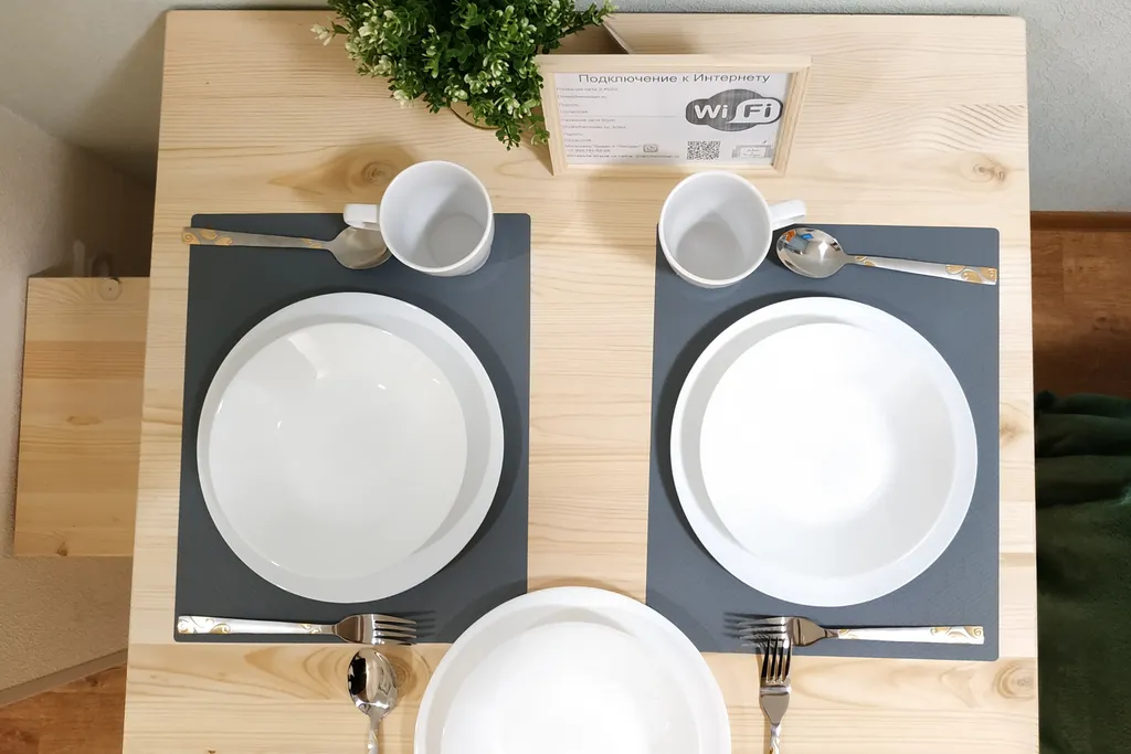 Светлая студия для двоих гостей недалеко от метро