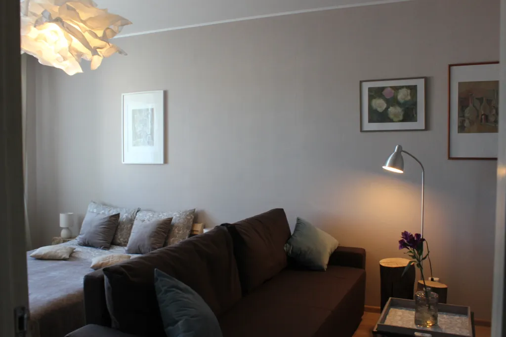 Уютная квартира с камином