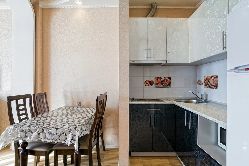 Красивая квартира-студия с прекрасным видом на море в Мисхоре