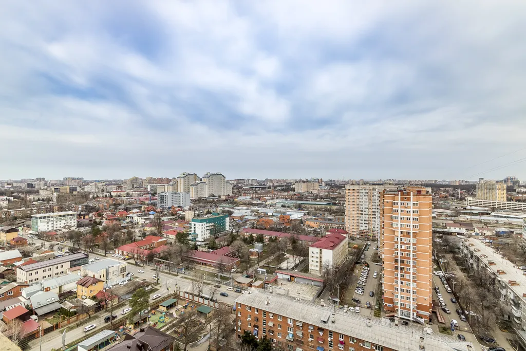 Квартира Квартира Огромный апартамент в центре, до 8 гостей, панорамный вид на город — Краснодар