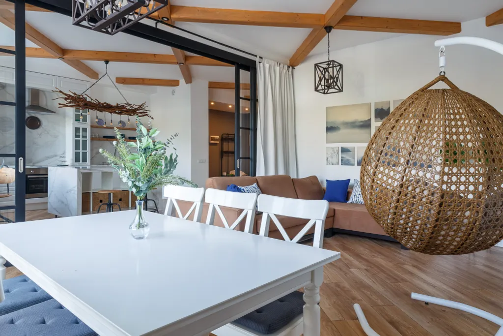 Просторные апартаменты oasis в центре города с сауной и красивым видом