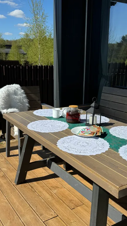 Дом с сауной и чаном