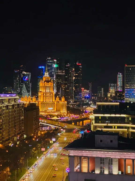 Квартира Комфортная квартира с уникальным видом на Новом Арбате — Москва