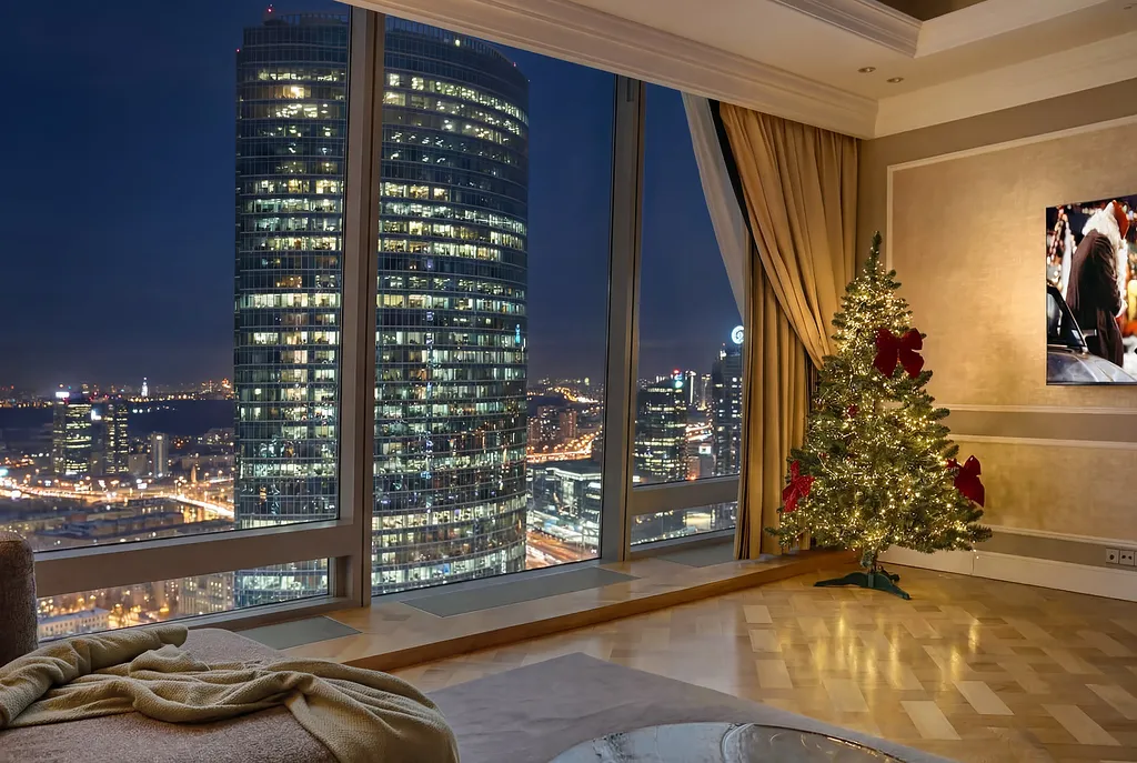 Апартаменты View в Москва-Сити — Захватывающий вид на город 49 этаж