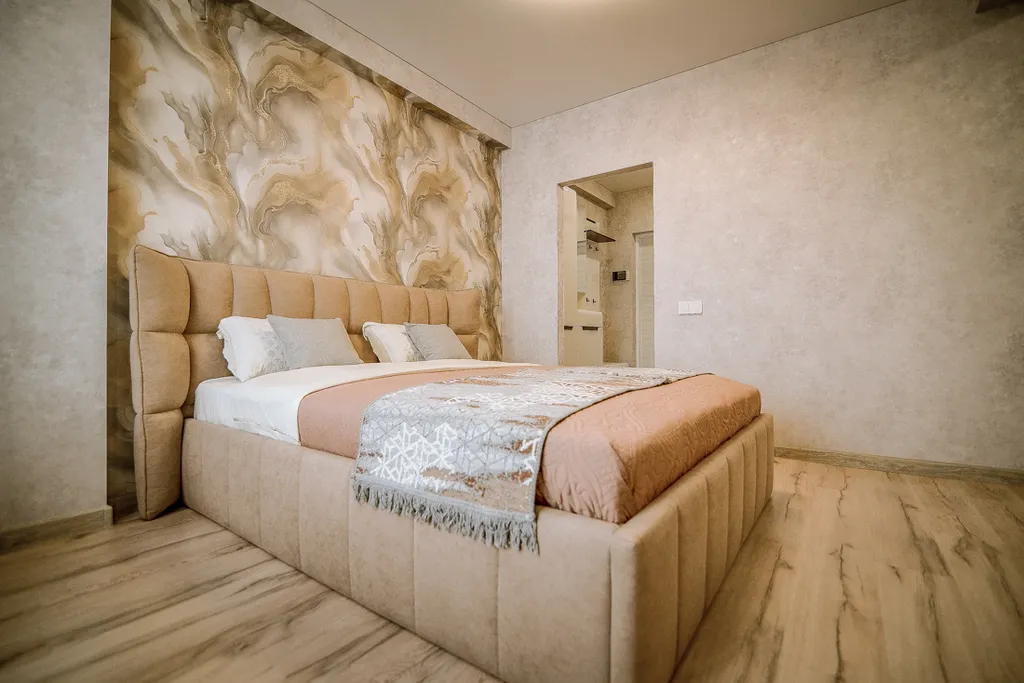 Уютная студия с красивым видом на город