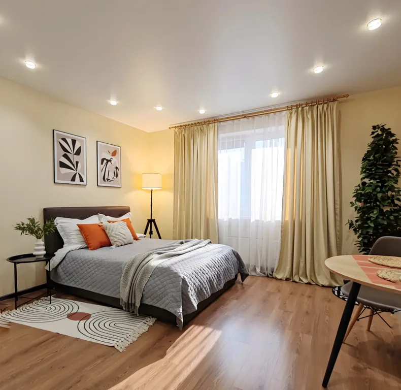 Квартира Квартира Уютная студия — Санкт-Петербург