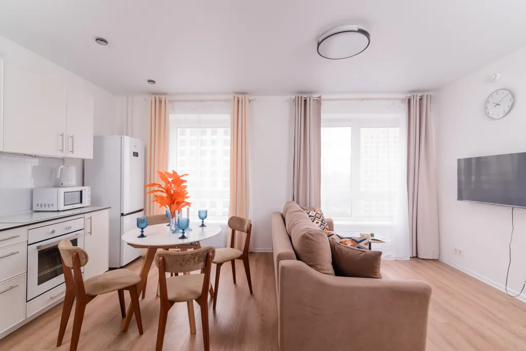 Просторная евротрешка в 5 минутах пешком от м. Котельники.