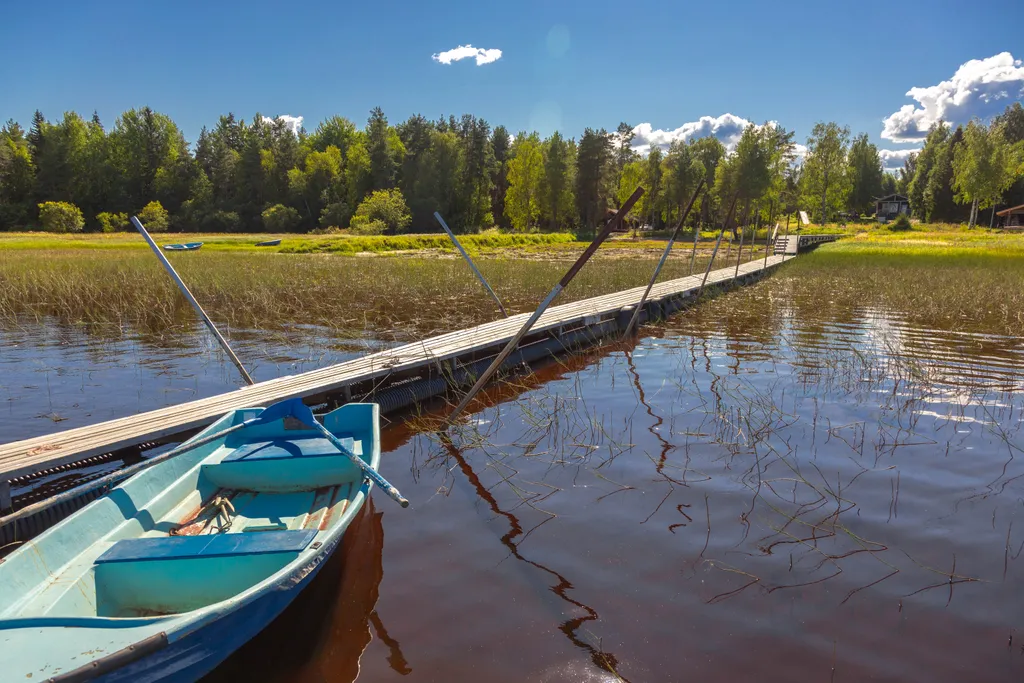 Коттедж из сосны Кело с видом на озеро