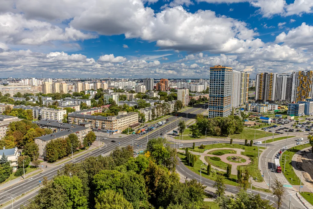 Видовая квартира с террасой в Минск Мире