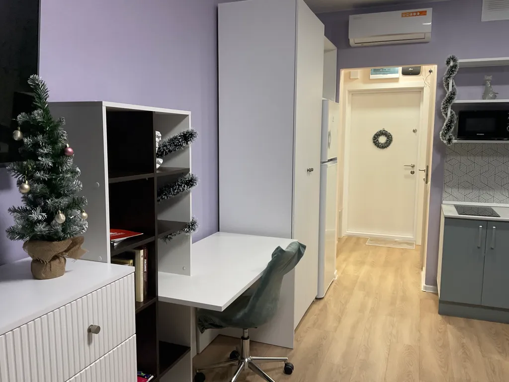 Вау! Новая уютная студия близко к аэропорту, универ-там, короткая ветка