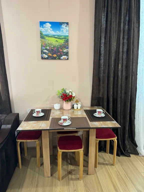 Просторная евродвушка с видом на гору