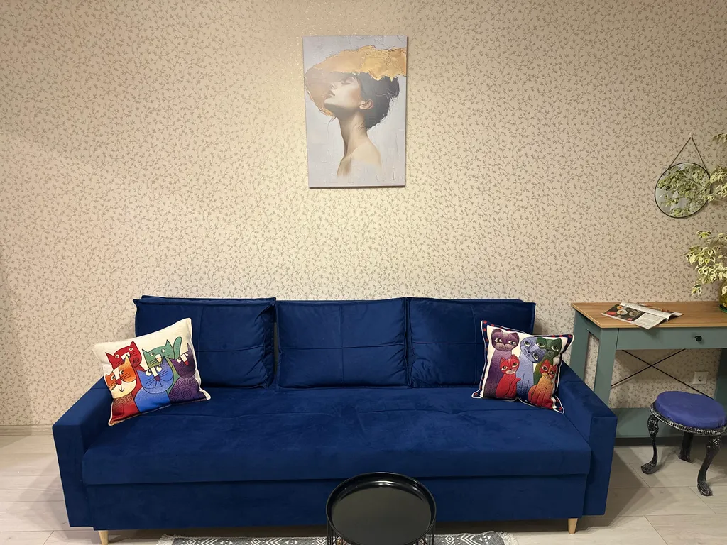 Семейная трёхкомнатная квартира с видом на Вознесенский храм