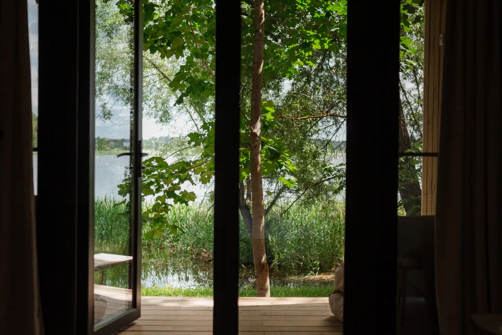 Дом-Куб на берегу Истры до 4-х человек