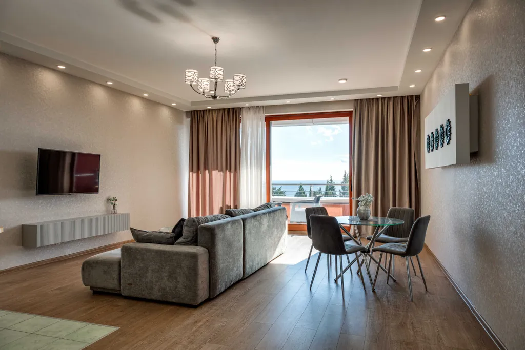 Одна спальня и гостиная