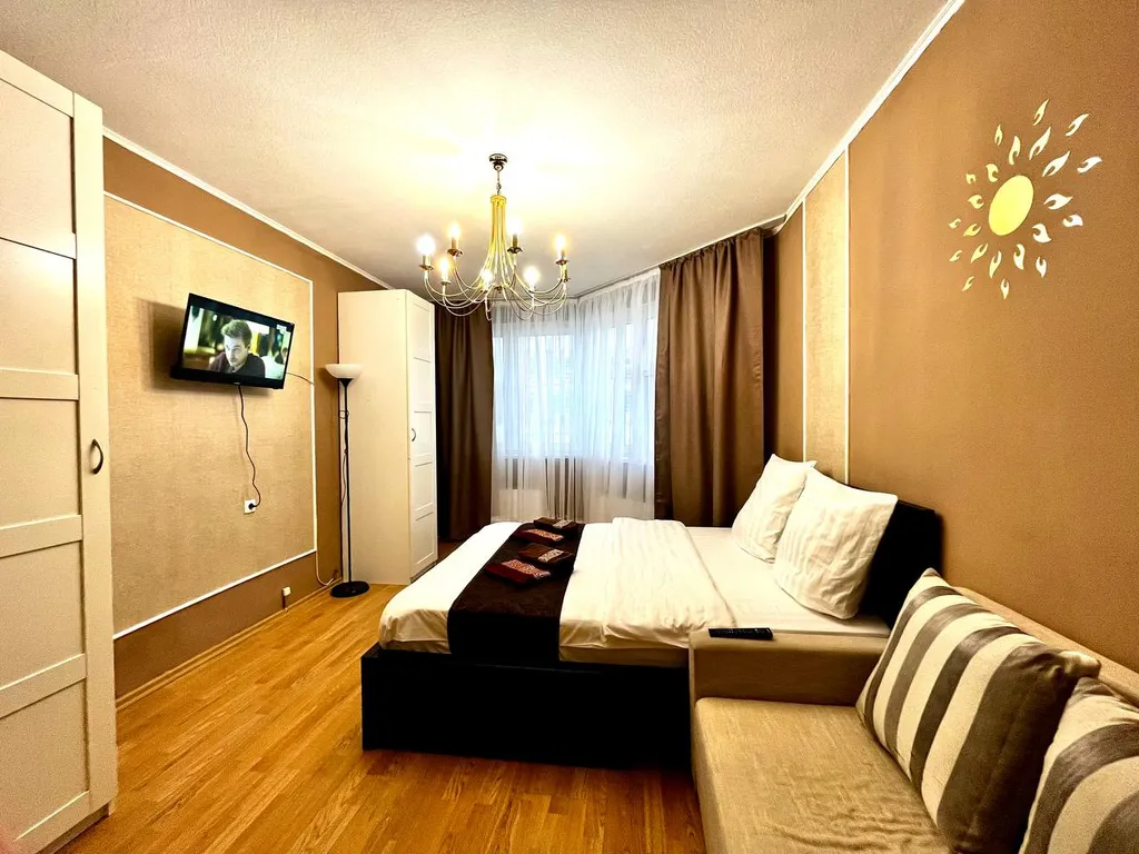 Шикарная квартира в химках для 1-4 гостей, с просторной лоджией