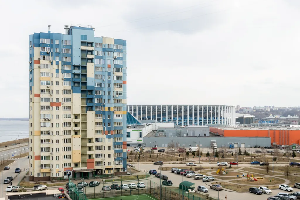 Квартира Уютная квартира с видом на Волгу и Стадион — Нижний Новгород