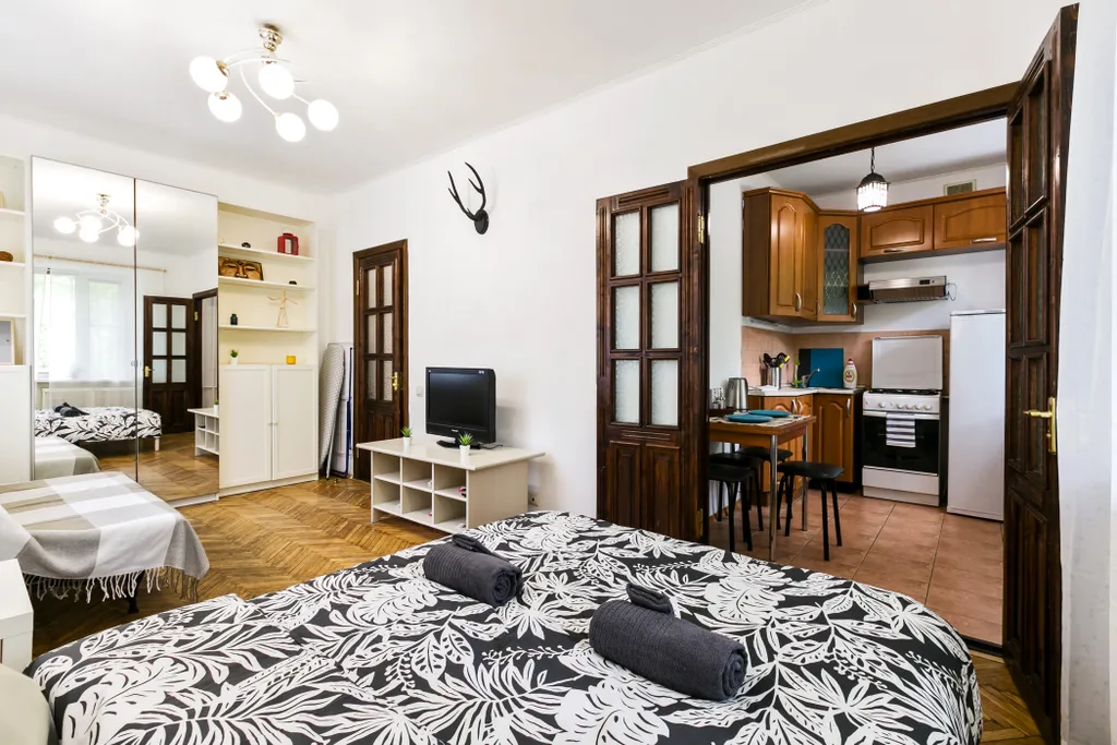 Квартира Квартира Tverskaya white apartment in city centre with parking nearby — Москва
