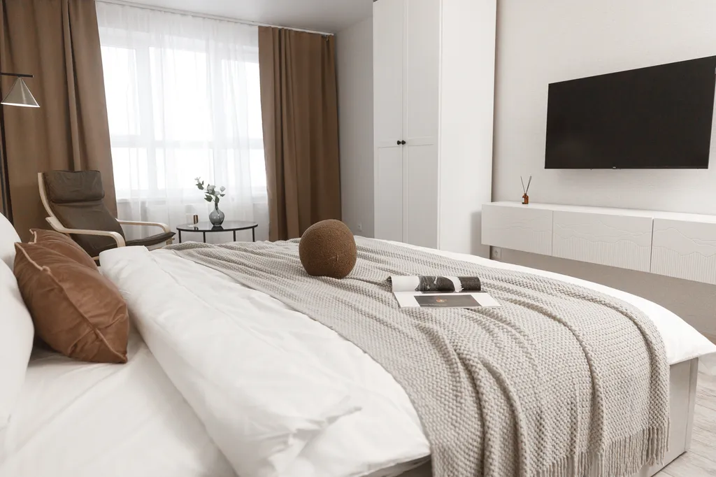 Стильная двухкомнатная квартира в новостройке