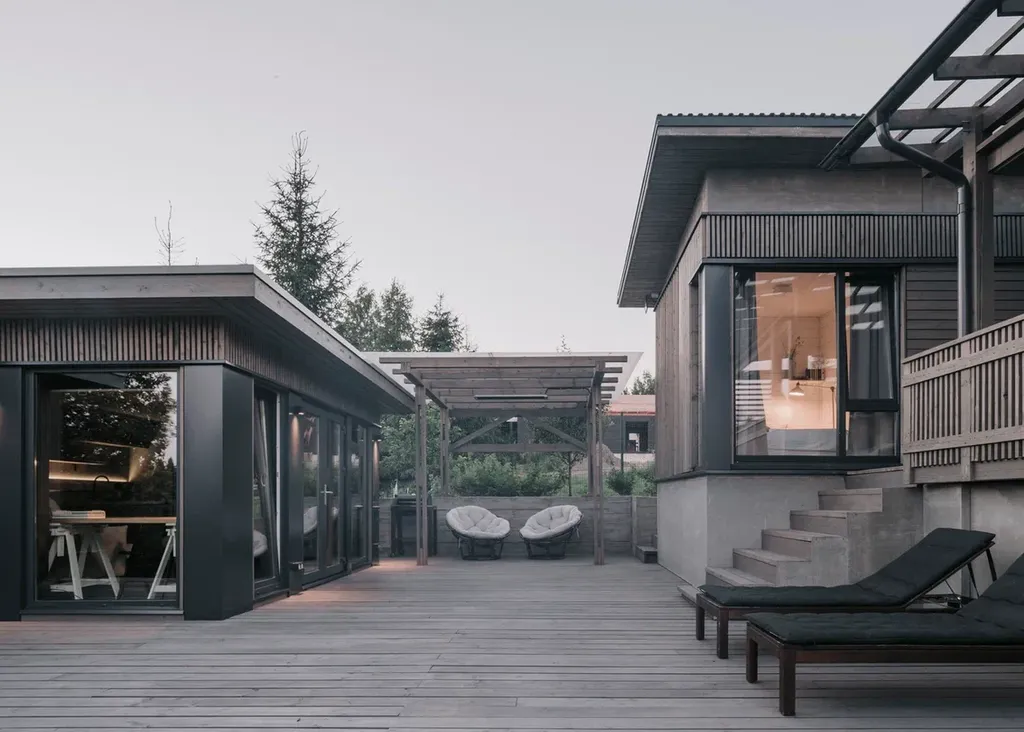 Загородный дом с банным комплексом