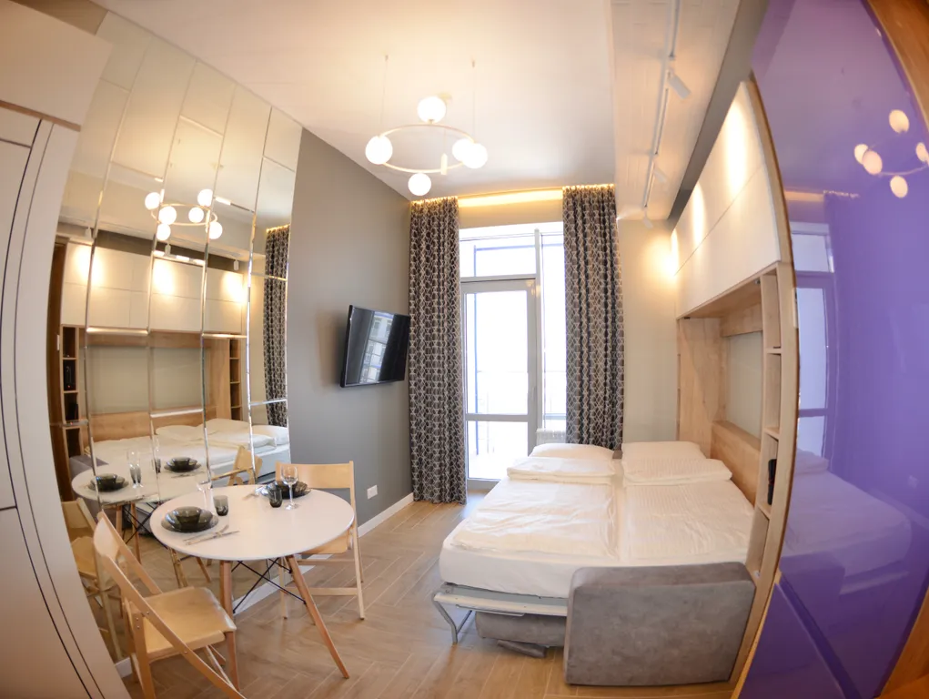 Квартира Квартира Студия с видом на морской закат и бассейн — Севастополь