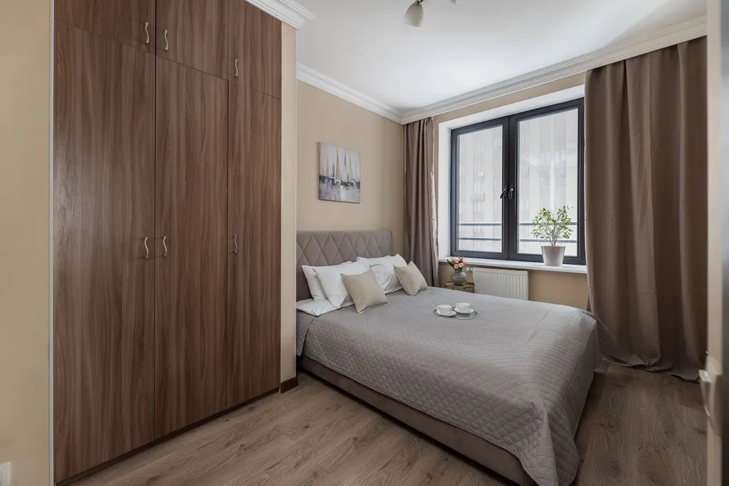 Квартира Апартаменты Symphony с 2 отдельными спальнями в жилом небоскребе — Москва