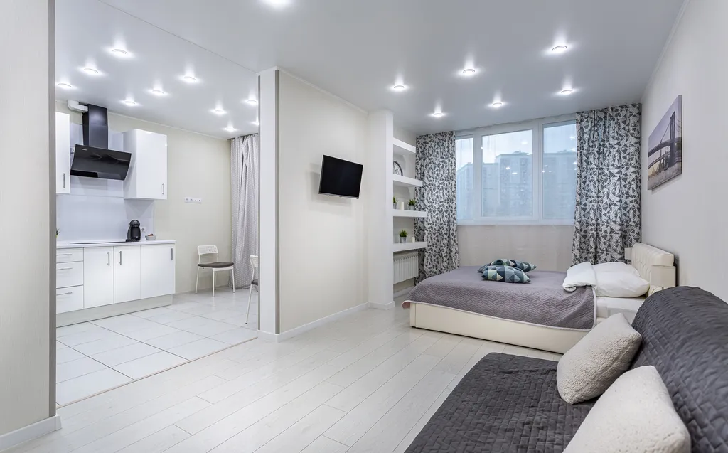 Комфортабельная светлая квартира с лоджией