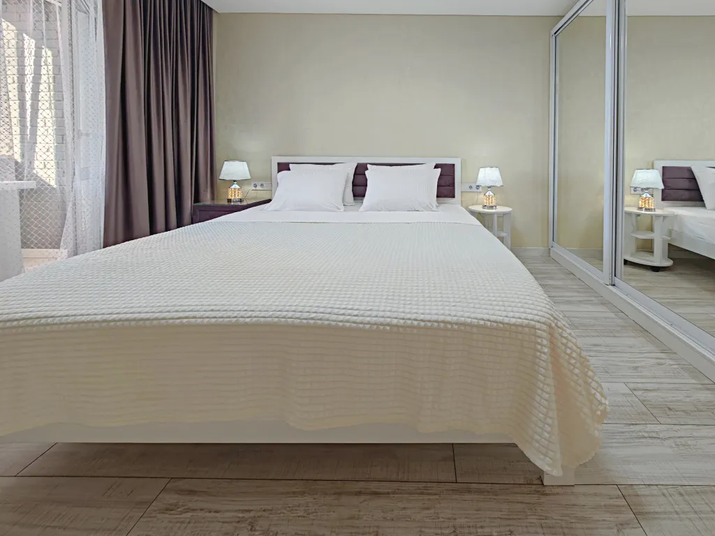 Квартира Сoврeмeннaя дизайнерская двухкомнатная квартира с прекрасным видом — Самара