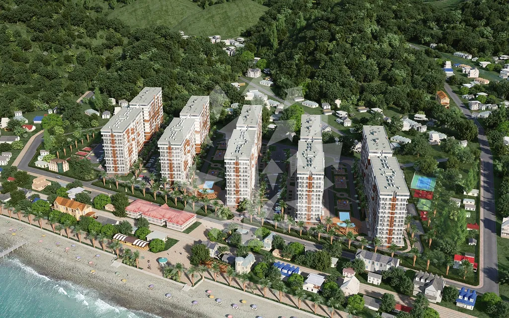 Студия с завораживающим видом и летним бассейном