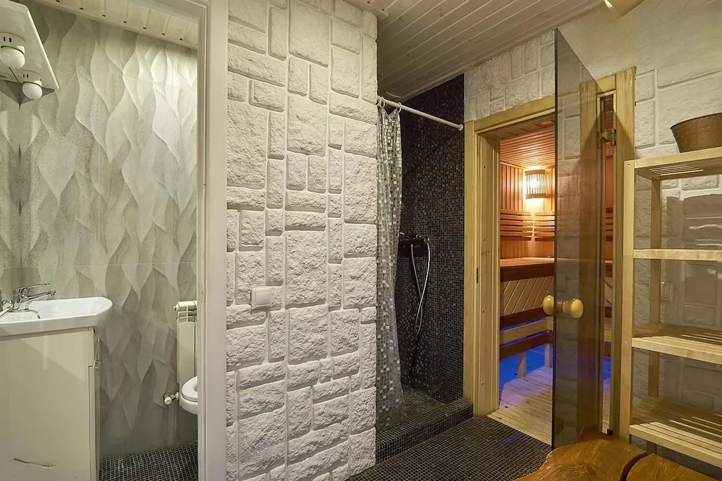 Элитный коттедж с бассейном и спа на берегу озера в живописном месте