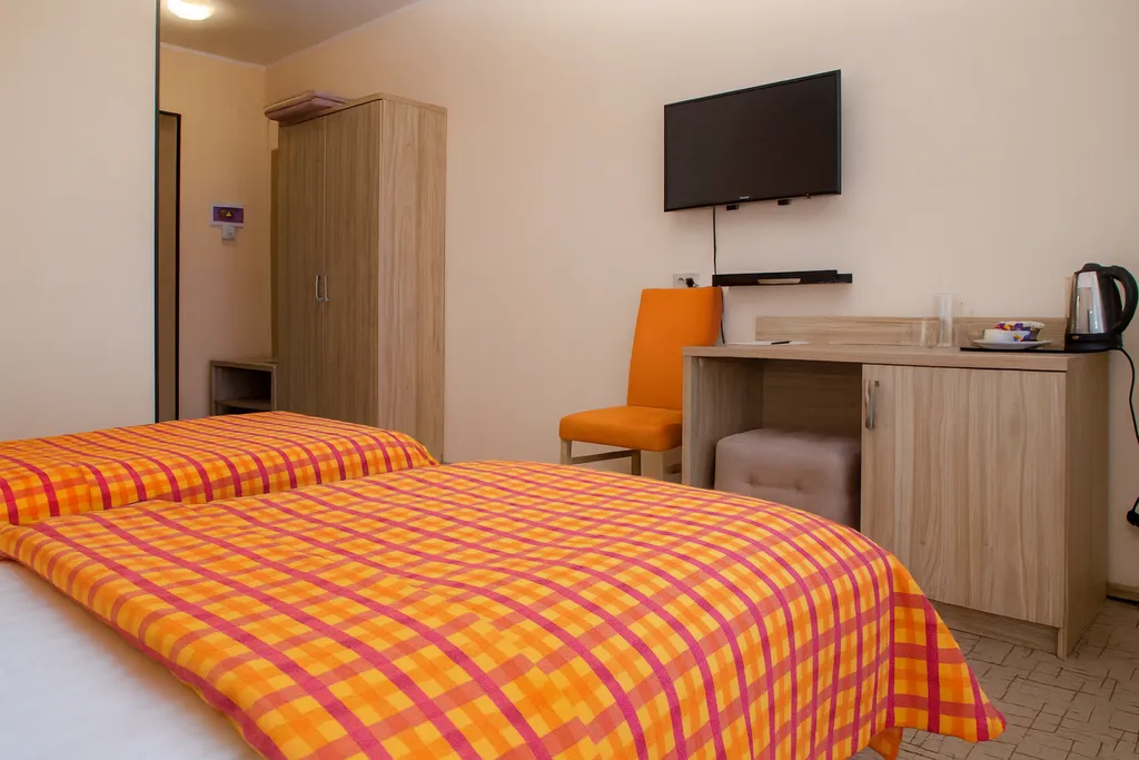 Супериор с балконом и видом на море с двумя раздельными кроватями