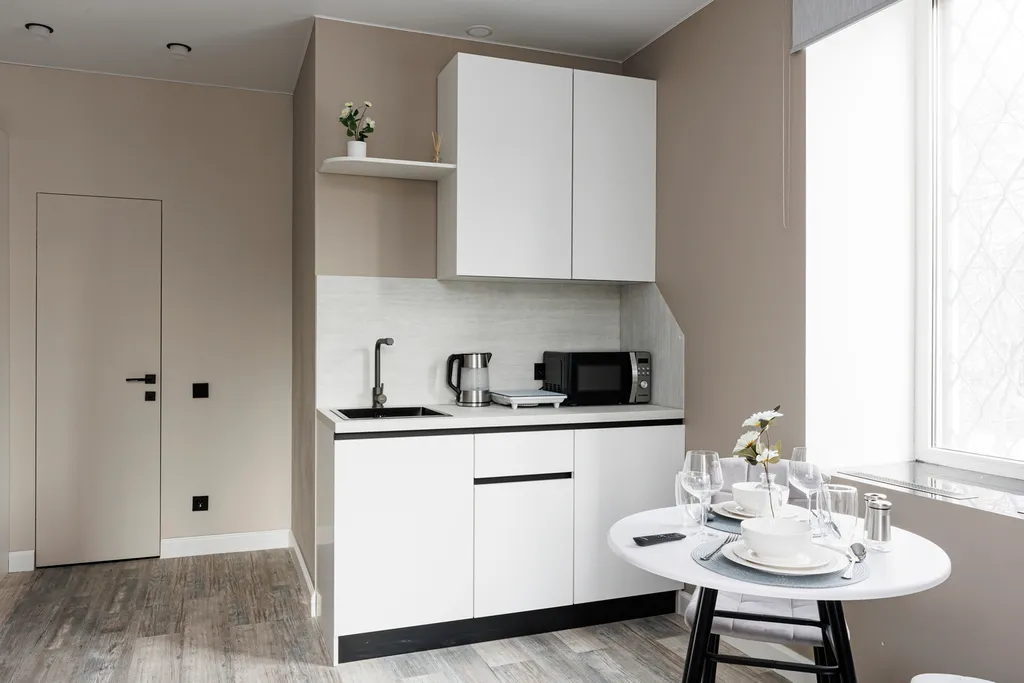 Квартира Квартира Дизайнерская студия на западе Москвы — Москва