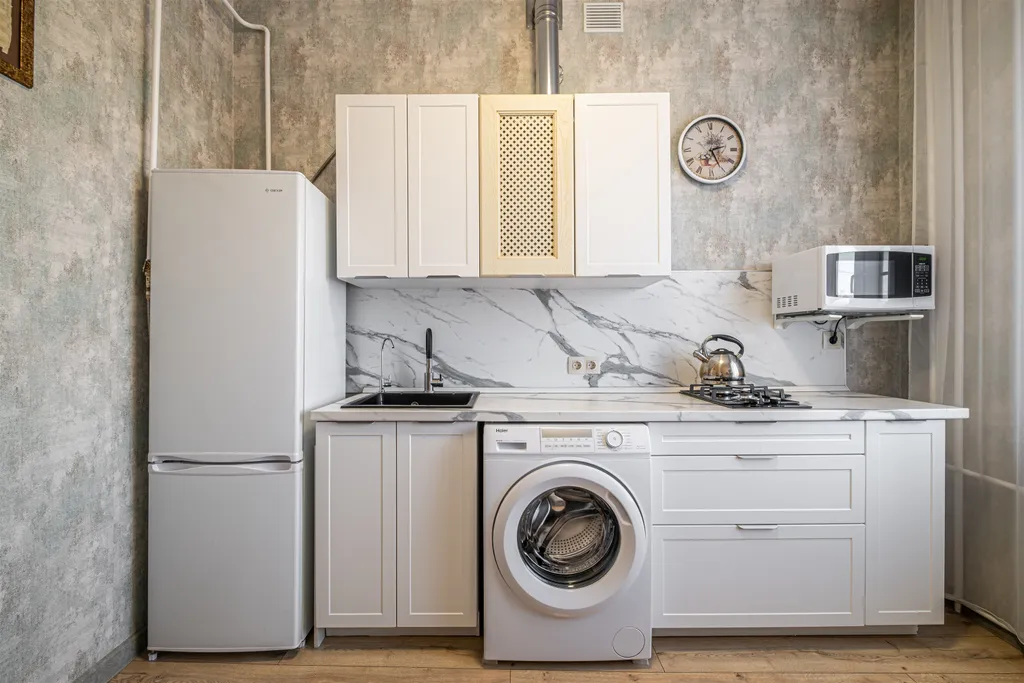 Квартира в центре с видом на лес.