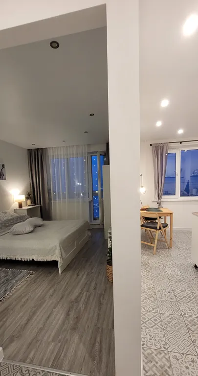 Уютная квартира с панорамным видом на город и Кольский залив