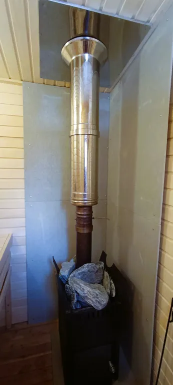 Новый гостевой дом и баня у Горного парка