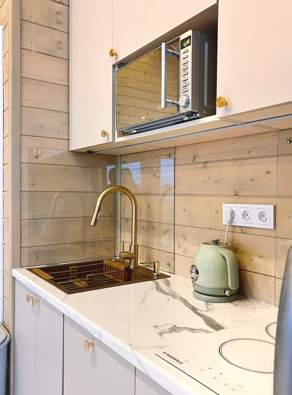 Коттедж Инстаграмный домик с сауной и чаном — Гжель