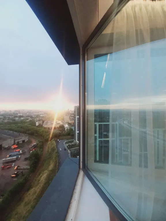 Квартира Квартира в новом доме с панорамным видом на центр города и Волгу — Казань