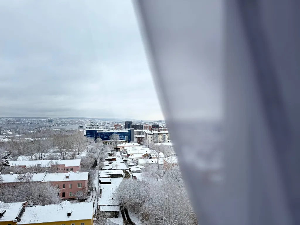 Просторная квартира с видом на центр города