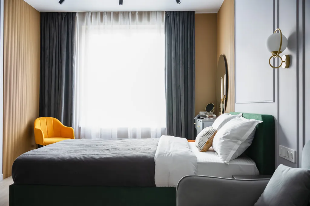 Квартира Квартира Элегантная студия Янтарь у Верхнего озера — Калининград