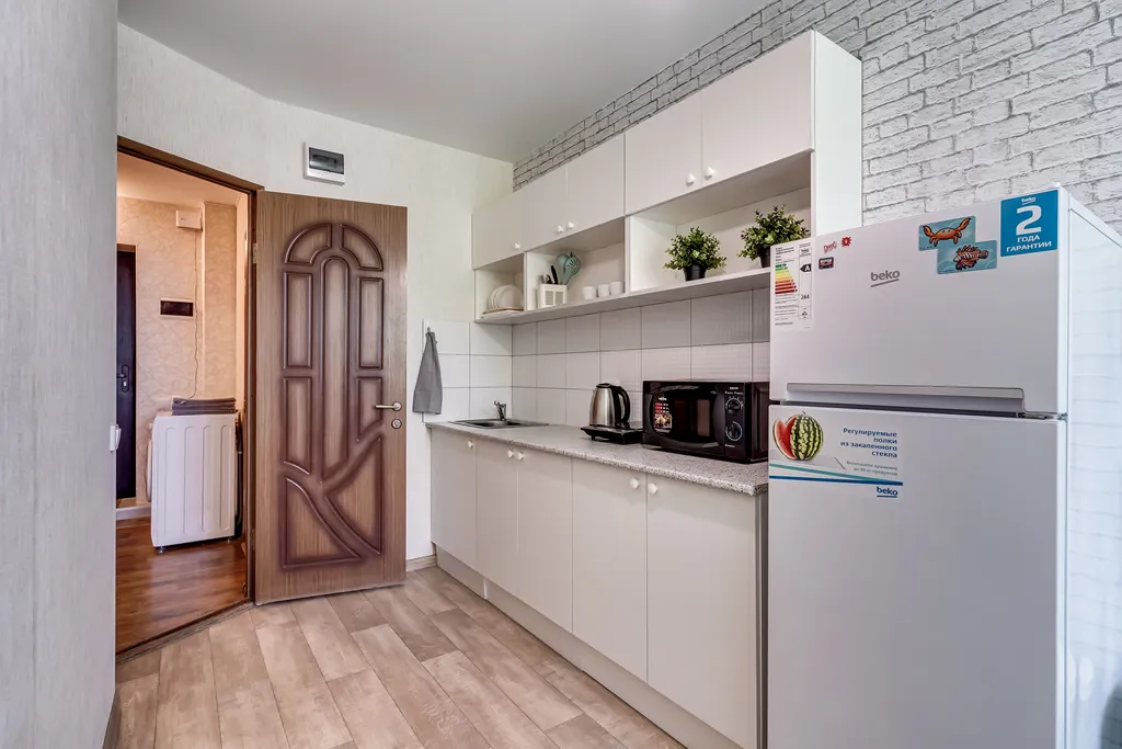 Однокомнатная квартира с мятным намеком