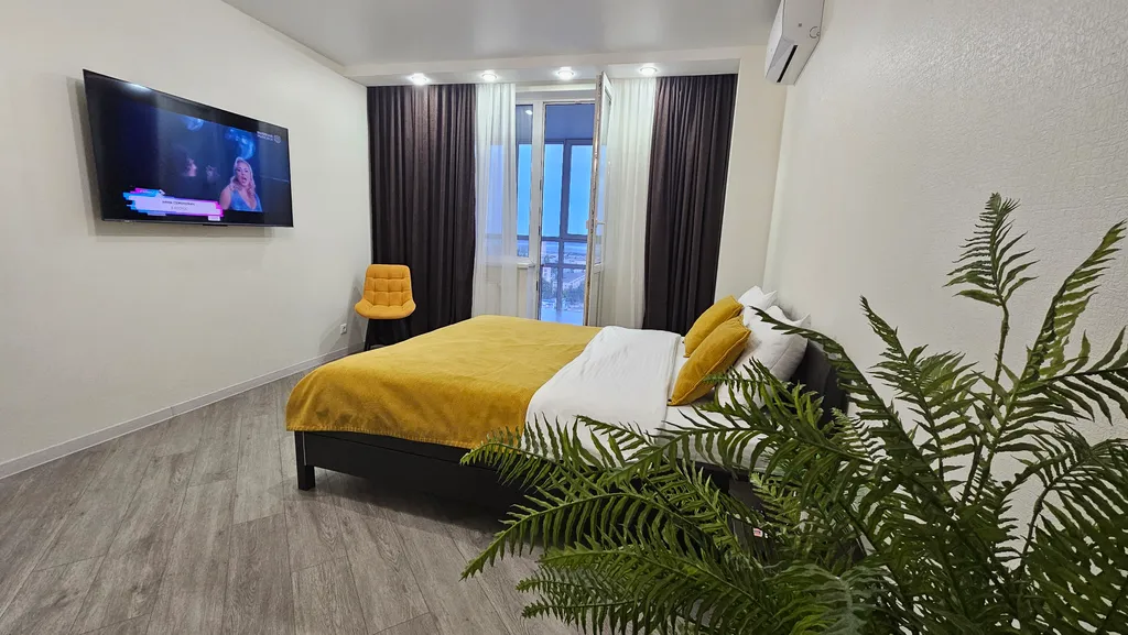 Элитная Квартира Евродвушка с террасой и красивым панорамным видом