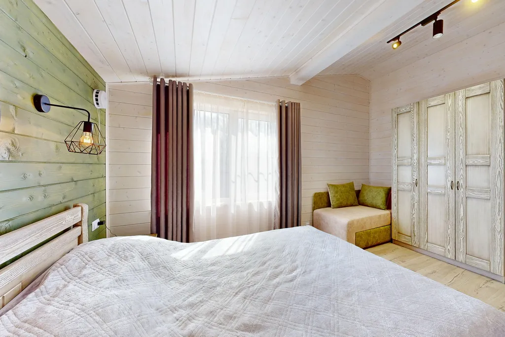 Дом с баней и чаном на участке 10 соток, Green island house